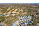 Aerial view of neighborhood houses with golf course in background at 1504 Galloway Ln, Charleston, SC 29412
