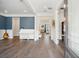 Spacious entryway with hardwood floors and views into the living spaces, showcasing the home's layout at 1537 Cultivation Ln, Mount Pleasant, SC 29466