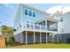Charming two-story home with a screened-in porch and well-maintained backyard at 1537 Cultivation Ln, Mount Pleasant, SC 29466