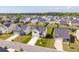 An aerial shot showcases a well-maintained home in a Gathering-friendly suburban neighborhood at 163 Cypress Plantation Rd, Moncks Corner, SC 29461