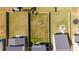 Straight-down view showcasing the layout of a grassy backyard enclosed by a sturdy wooden fence at 163 Cypress Plantation Rd, Moncks Corner, SC 29461
