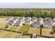 Overhead captures of homes, revealing spacious fenced yards and a peaceful suburban setting at 163 Cypress Plantation Rd, Moncks Corner, SC 29461