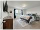 Comfortable bedroom with a large bed, soft carpet, and neutral decor creating a relaxing atmosphere at 163 Cypress Plantation Rd, Moncks Corner, SC 29461