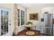 Cozy dining area near the kitchen with a stainless steel refrigerator at 1749 James Basford Pl, Mount Pleasant, SC 29466