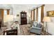 Comfortable living room boasting stylish furniture, decorative lighting, and classic decor at 1749 James Basford Pl, Mount Pleasant, SC 29466