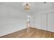 Comfortable bedroom featuring a charming light fixture and closet at 217 Mini Farm Rd, Bonneau, SC 29431