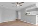 Spacious living room with an open layout leading into the kitchen at 2221 Chatelain Way, Mount Pleasant, SC 29464