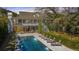 Backyard pool and patio featuring lounge chairs and access to the main house at 2629 Goldbug Ave, Sullivans Island, SC 29482