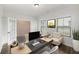 Comfortable staged office with a view and hardwood floors at 265 Lucca Dr, Summerville, SC 29486