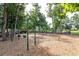 Swings at neighborhood playground with mulch ground cover in a park-like setting at 2914 Glenarden Dr, Charleston, SC 29414