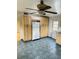 Well-appointed kitchen with lots of cabinets and a full-sized refrigerator at 334 E Poplar Branch Dr, Moncks Corner, SC 29461