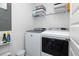 Convenient laundry room with modern washer and dryer at 3718 Sandy Gate Ln, Mount Pleasant, SC 29466