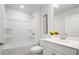 Bathroom features vanity with sink, a bath tub, and a toilet at 4263 Hugh Bennett Dr, Johns Island, SC 29455