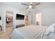 Spacious bedroom featuring a TV, and an adjoining closet and bathroom at 518 Green Fern Dr, Summerville, SC 29483