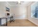 Bright, modern office space with a large window offering ample natural light and a dedicated workspace at 518 Green Fern Dr, Summerville, SC 29483