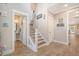 Spacious foyer with high ceilings and tile flooring at 1010 Deep Gap Rd, Ridgeville, SC 29472