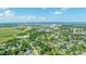 Expansive aerial view of a vibrant community with lush greenery, waterways, and cityscape in the background at 1011 Ashley Ave, Charleston, SC 29403