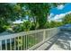 Secluded backyard offers tranquil view, lush greenery, and ample space for outdoor gatherings at 1011 Ashley Ave, Charleston, SC 29403