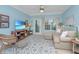 Comfortable living room with ample natural light, cozy furnishings, and access to the outside at 1022 Basildon Rd, Mount Pleasant, SC 29466