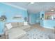 Inviting living space leading to dining area, flooded with natural light at 1022 Basildon Rd, Mount Pleasant, SC 29466