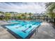 Community pool with marked lanes, stainless steel ladder, and lounge chairs for residents at 1022 Basildon Rd, Mount Pleasant, SC 29466