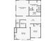 Upstairs floorplan featuring primary bedroom, bathroom, closet, loft, additional bedroom, and downstairs stairs at 1032 Avenue Of Oaks, Charleston, SC 29407