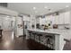 Spacious white kitchen with a large island, stainless steel appliances, and ample storage at 106 Abigale Ln, Summerville, SC 29483