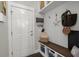 Functional mudroom with built-in storage and organizational features at 106 Abigale Ln, Summerville, SC 29483