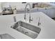 Close-up of kitchen sink with modern faucet and accessories at 116 Slater Lake Ln, Summerville, SC 29483