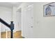 Bright entryway featuring a staircase, multiple doors, and neutral tones at 116 Trestlewood Dr, Summerville, SC 29486