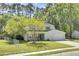 Attractive home featuring a well-kept lawn, mature trees, and an inviting front porch at 116 Trestlewood Dr, Summerville, SC 29486