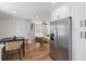 Cozy living room next to the kitchen featuring an open floor plan with stylish furniture at 13 H St, Charleston, SC 29403