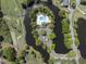 Aerial view of the pool community and surrounding waterway at 1307 Ventura Pl, Mount Pleasant, SC 29464