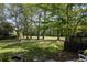 Backyard features lush green grass and wooded area at 1307 Ventura Pl, Mount Pleasant, SC 29464