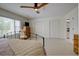Spacious bedroom with neutral tones, large windows, ceiling fan and ample closet space for storage at 1307 Ventura Pl, Mount Pleasant, SC 29464