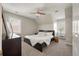 Well-lit bedroom featuring a bed, dresser, and neutral colors at 1339 River Otter Court, Mount Pleasant, SC 29466