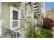 Charming exterior featuring a private entrance with a metal staircase at 139 Tradd St # 2, Charleston, SC 29401