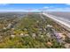 Aerial view of 14 Royal Beach near Ocean Clubhouse at 14 Royal Beach Dr, Kiawah Island, SC 29455