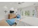 Main bedroom featuring a white wainscoting and furniture, as well as bright natural light at 14 Royal Beach Dr, Kiawah Island, SC 29455