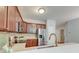Modern kitchen featuring stainless steel appliances, stylish countertops, and ample cabinet space for storage at 1453 Joy Ave, Charleston, SC 29407