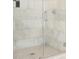 Walk-in shower with marble walls and glass door at 1535 Capel St, Mount Pleasant, SC 29466