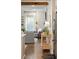 Cozy living room featuring hardwood floors, a comfortable seating arrangement, and natural light at 1543 Gemstone Dr, Mount Pleasant, SC 29464