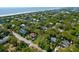 Beautiful aerial view of the property near the beach, surrounded by lush greenery and charming homes at 17 24Th Ave, Isle of Palms, SC 29451