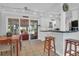 Bright and airy dining area with sliding glass doors and easy access to the kitchen and living spaces at 17 24Th Ave, Isle of Palms, SC 29451