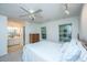 Spacious bedroom with an ensuite bathroom, neutral paint, and plush carpet at 1722 S Nicole Pl, Charleston, SC 29414