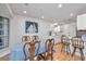 Cozy dining area with open layout, seamlessly connected to the kitchen, perfect for Gathering meals and entertaining at 1722 S Nicole Pl, Charleston, SC 29414