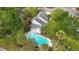 Aerial view of a home surrounded by lush green landscaping and neighborhood at 192 Bamert St, Summerville, SC 29483