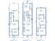 Detailed floor plan showcasing the layout of each level including dimensions and room names at 2013 Grey Marsh Rd, Mount Pleasant, SC 29466
