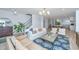 Spacious living room with hardwood floors, comfortable furniture, and lots of space at 2013 Grey Marsh Rd, Mount Pleasant, SC 29466