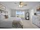 Airy primary bedroom features a full length mirror and ensuite access at 204 Honey Horn Dr, Summerville, SC 29486